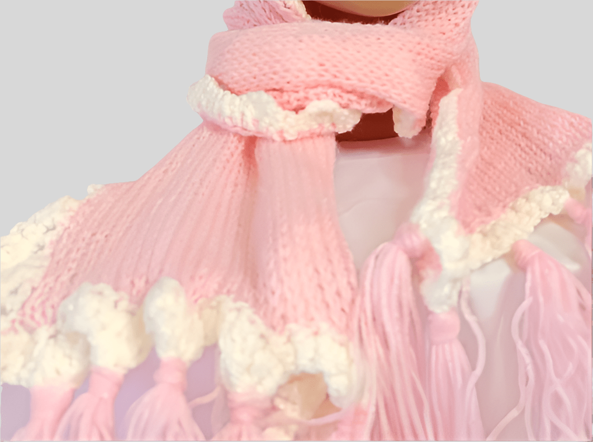 Écharpe à la FeniCrochet Rose Douceur - FeniCrochet
