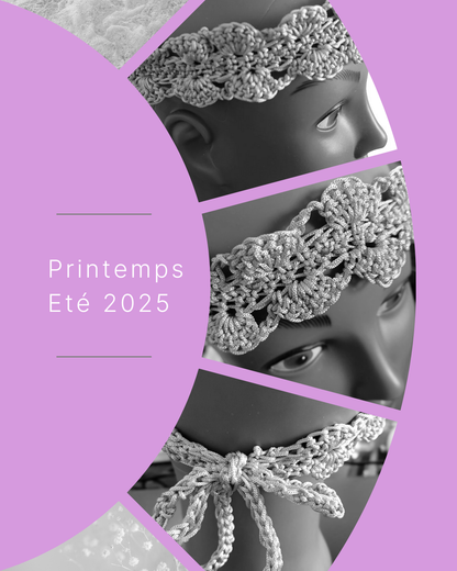 Bandeau Crochet Lavande Fait Main – FeniCrochet 💜