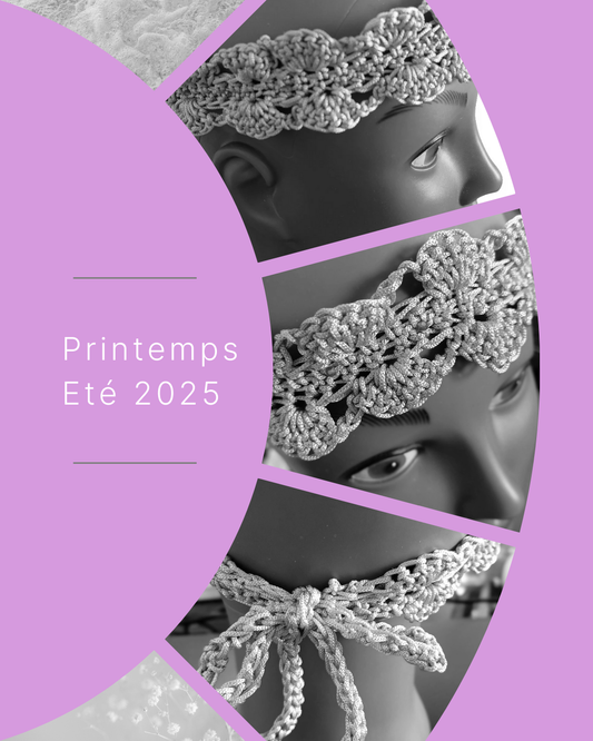 Bandeau Crochet Lavande Fait Main – FeniCrochet 💜