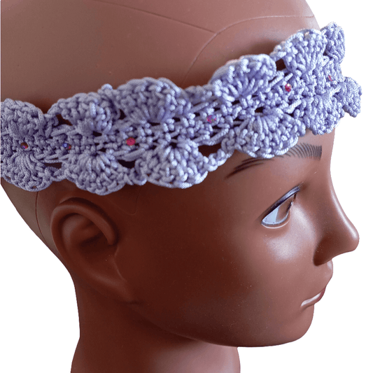 Bandeau Crochet Lavande Fait Main – FeniCrochet 💜 - FeniCrochet