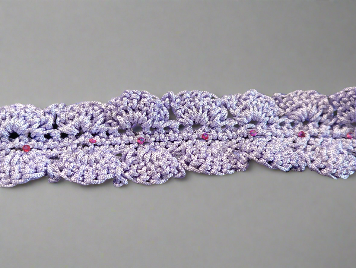 Bandeau Crochet Lavande Fait Main – FeniCrochet 💜 - FeniCrochet