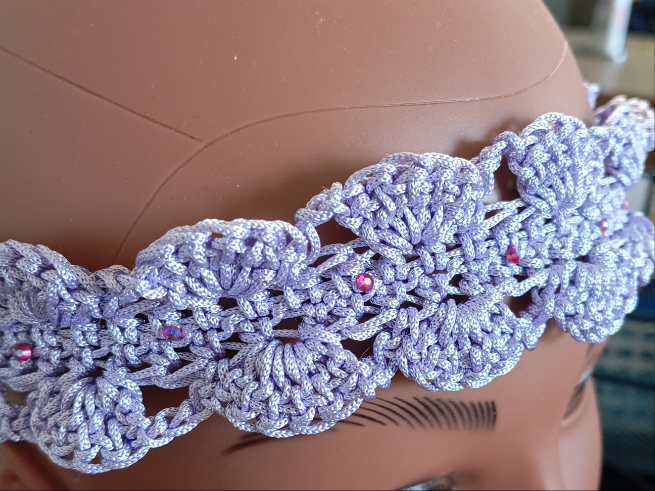 Bandeau Crochet Lavande Fait Main – FeniCrochet 💜 - FeniCrochet
