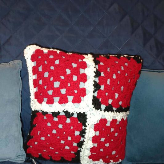 Coussin Granny Handmade au Crochet – FeniCrochet - FeniCrochet