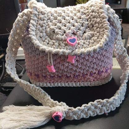 Feeny – Sac crochet & macramé- FeniCrochet - FeniCrochet