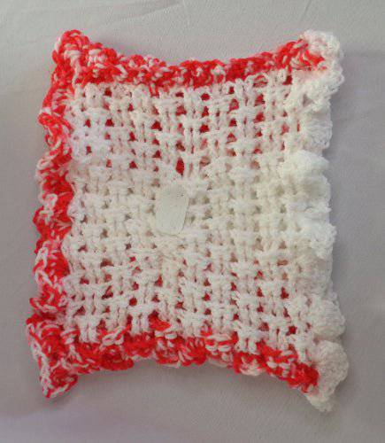 Chaleur et Style FeniCrochet : Tour de Cou Blanc , rose et Rouge en Crochet - FeniCrochet
