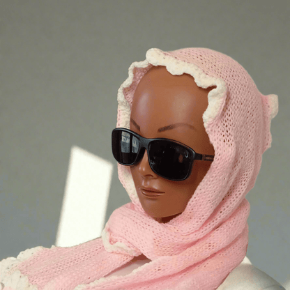 Écharpe à la FeniCrochet  Rose Douceur - FeniCrochet