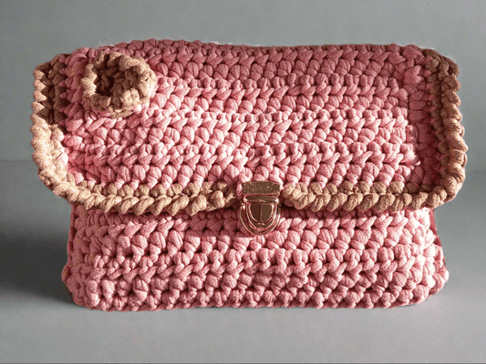 Pochette enveloppe Marie crocheté à la main - FeniCrochet-2