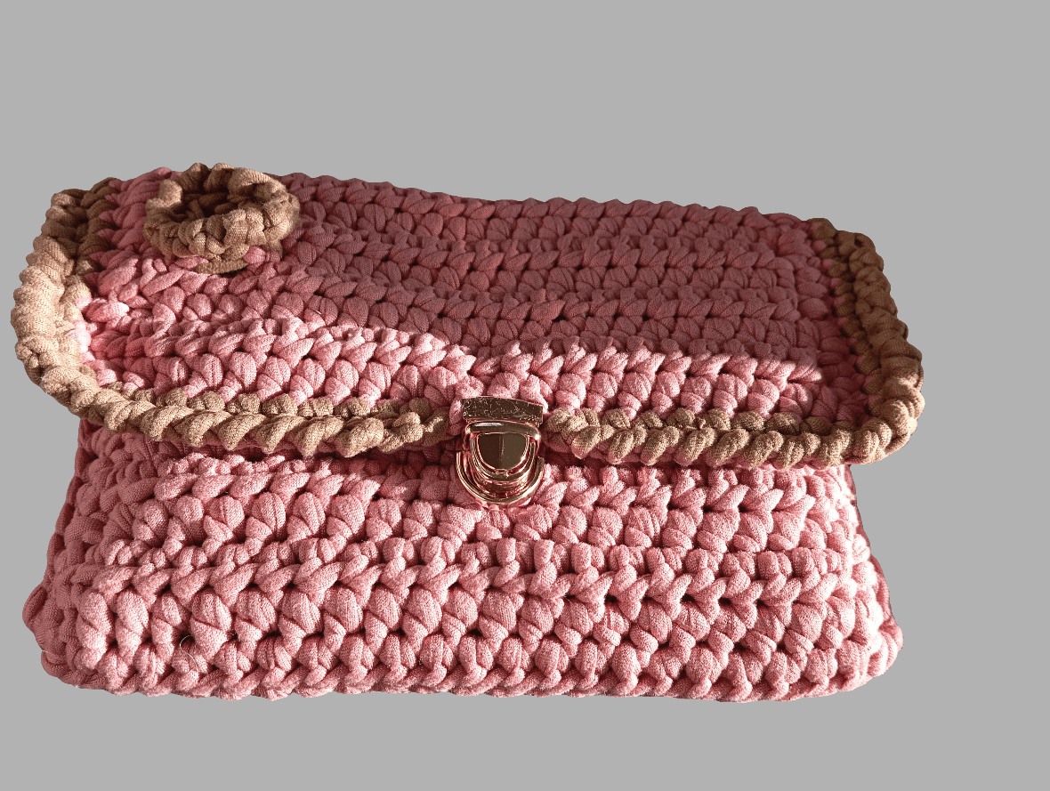 Pochette enveloppe Marie crocheté à la main - FeniCrochet-5