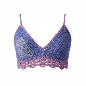 Bralette au crochet fait main bohème