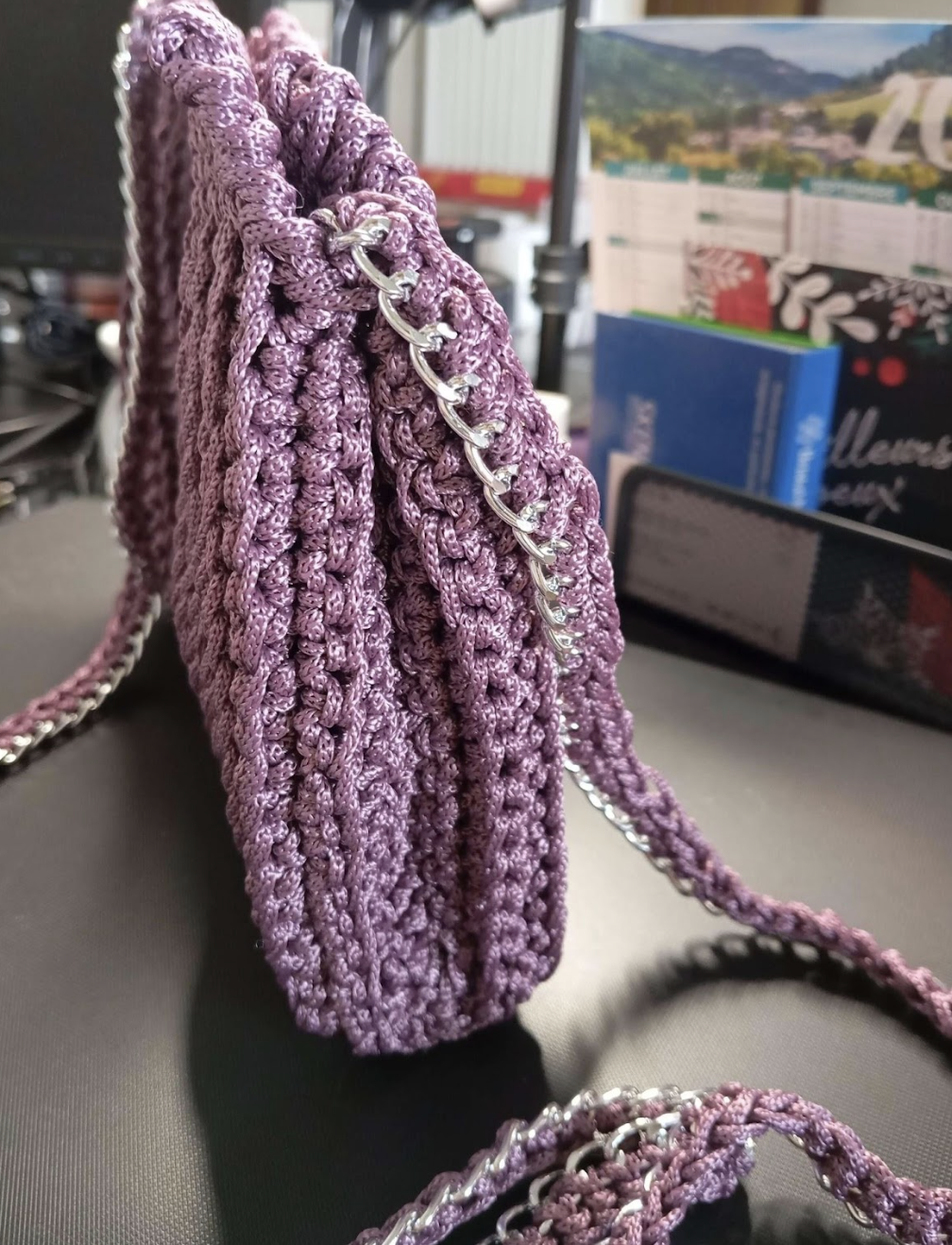 Le Parme – Sac Épaule au Crochet FeniCrochet 3 Le Parme Sac Épaule au Crochet
