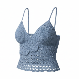 Brassière crochet femme fait main-Perle-de-Byblos