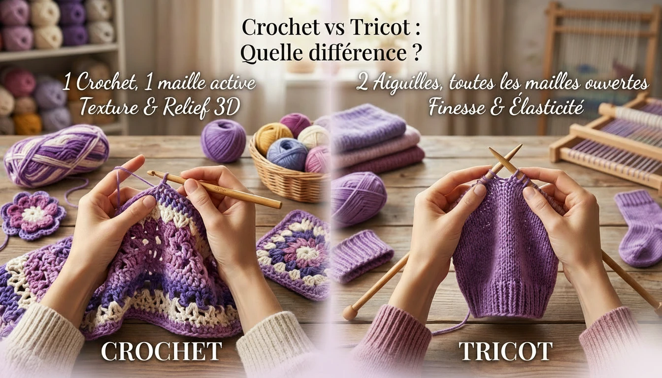 Crochet ou tricot : Quelle différence ? | FeniCrochet Artisanal
