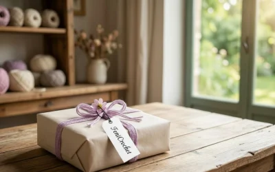 Cadeau crochet fait main