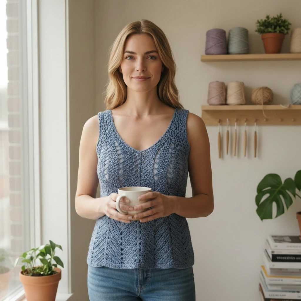 Haut Crochet Fleur du Liban : 9 Versions pour Toutes les Occasions 8 haut crochet Fleur du Liban bord droit Nuit de Byblos